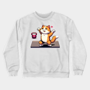 Kitty's Kettlebell Dance Crewneck Sweatshirt